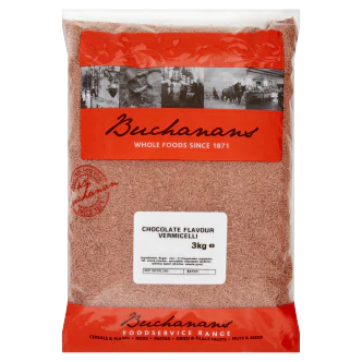 Chocolate Vermicelli Milk Sprinkles Bulk Bag 3Kg
