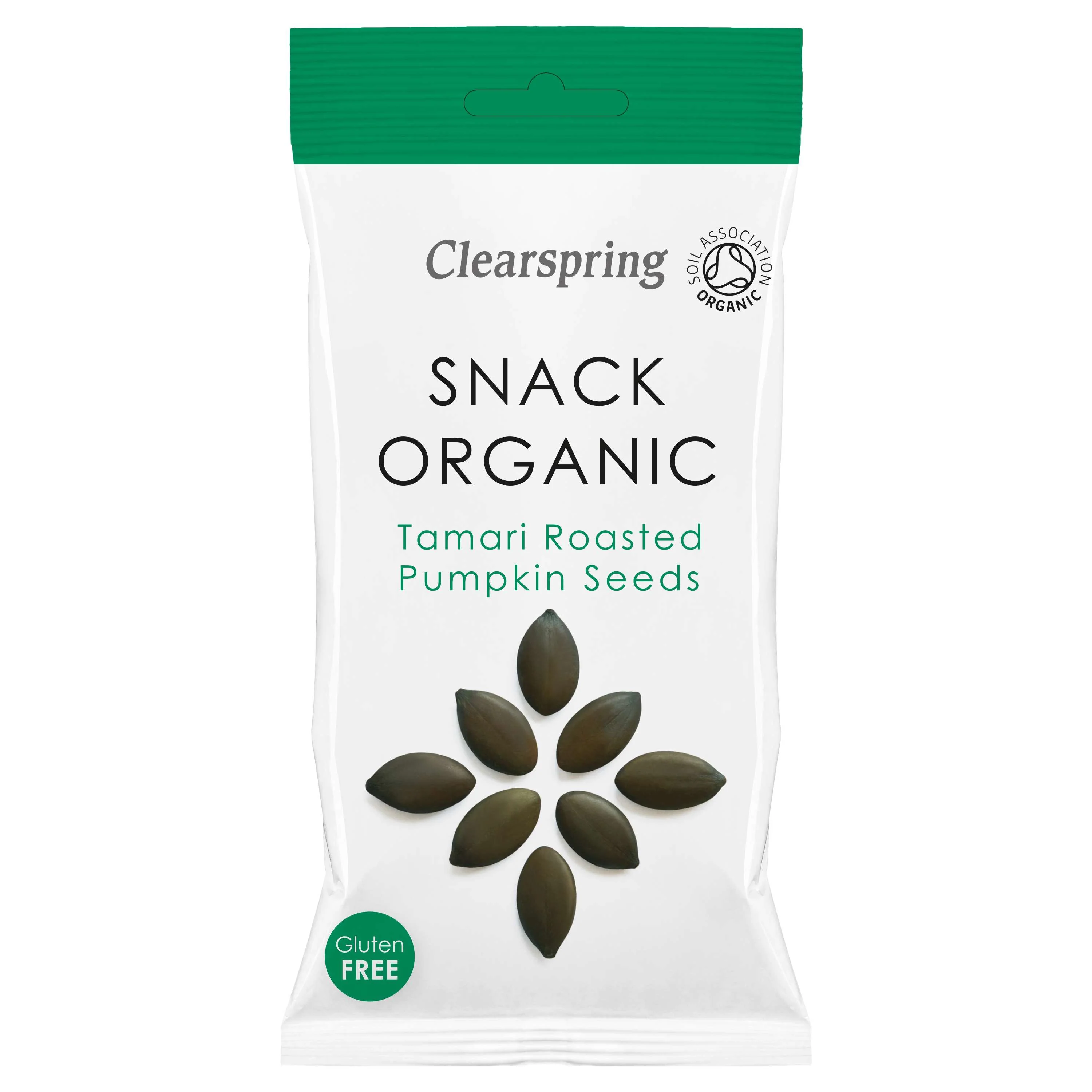 Clearspring Snack Yaemon Tamari Roast Pumpkin Seeds - 30g