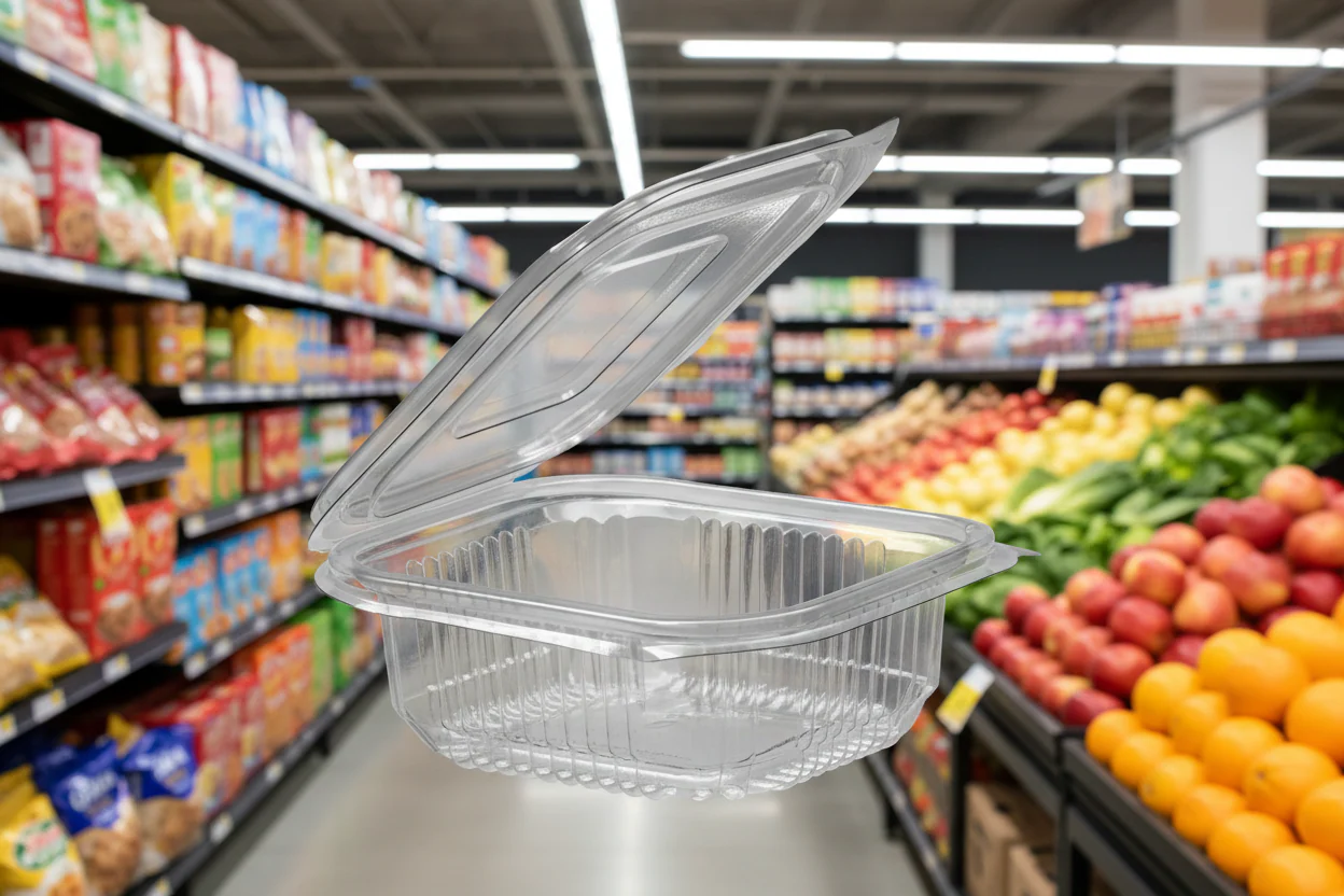 Cont Salad Sq Hinge 250Ml - Image 2
