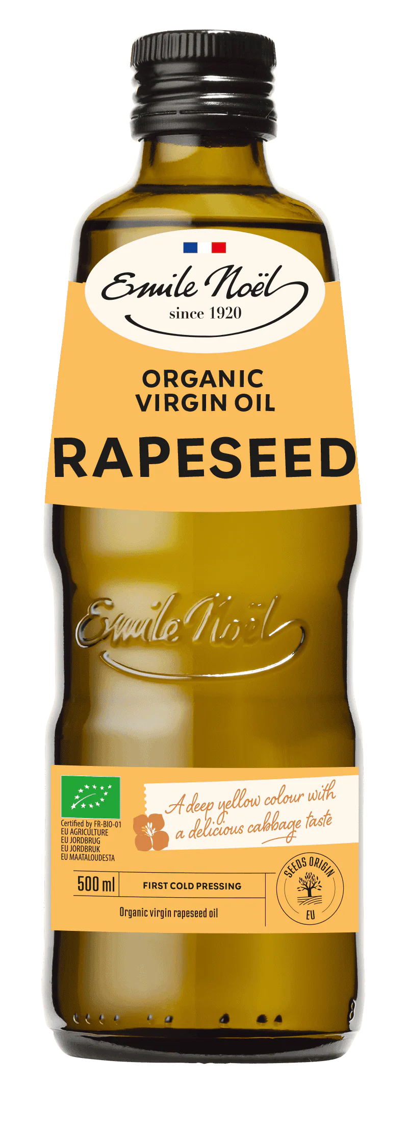 Emile Noel Organic Virgin Rapeseed Oil - 500ml