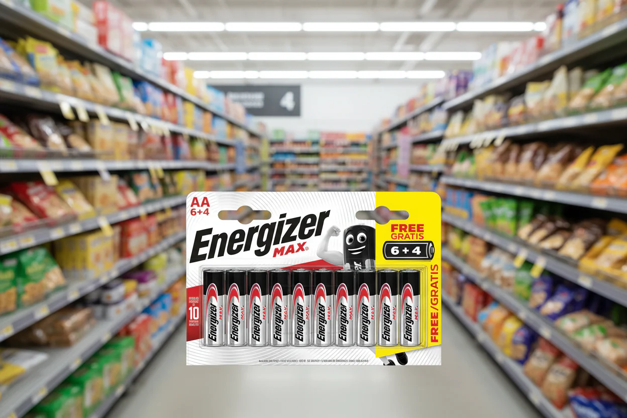Energizer Max Alkaline Batteries Aa 6+4 - Image 2