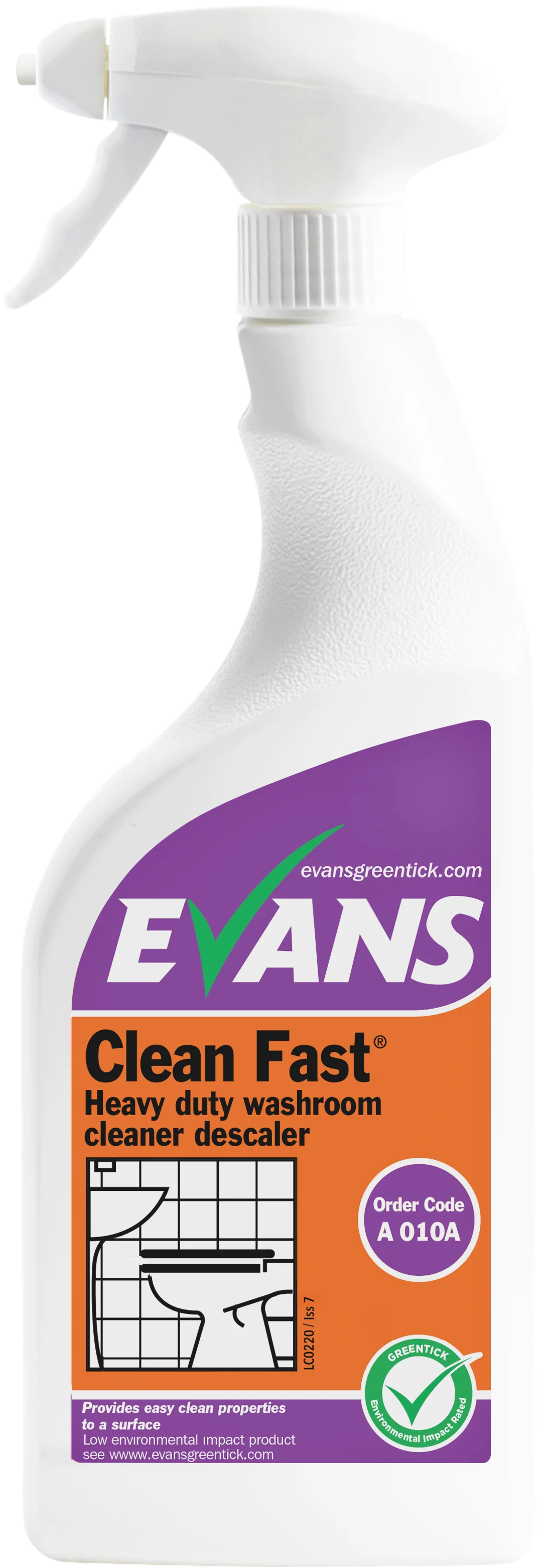 Evans Clean Fast 750ml
