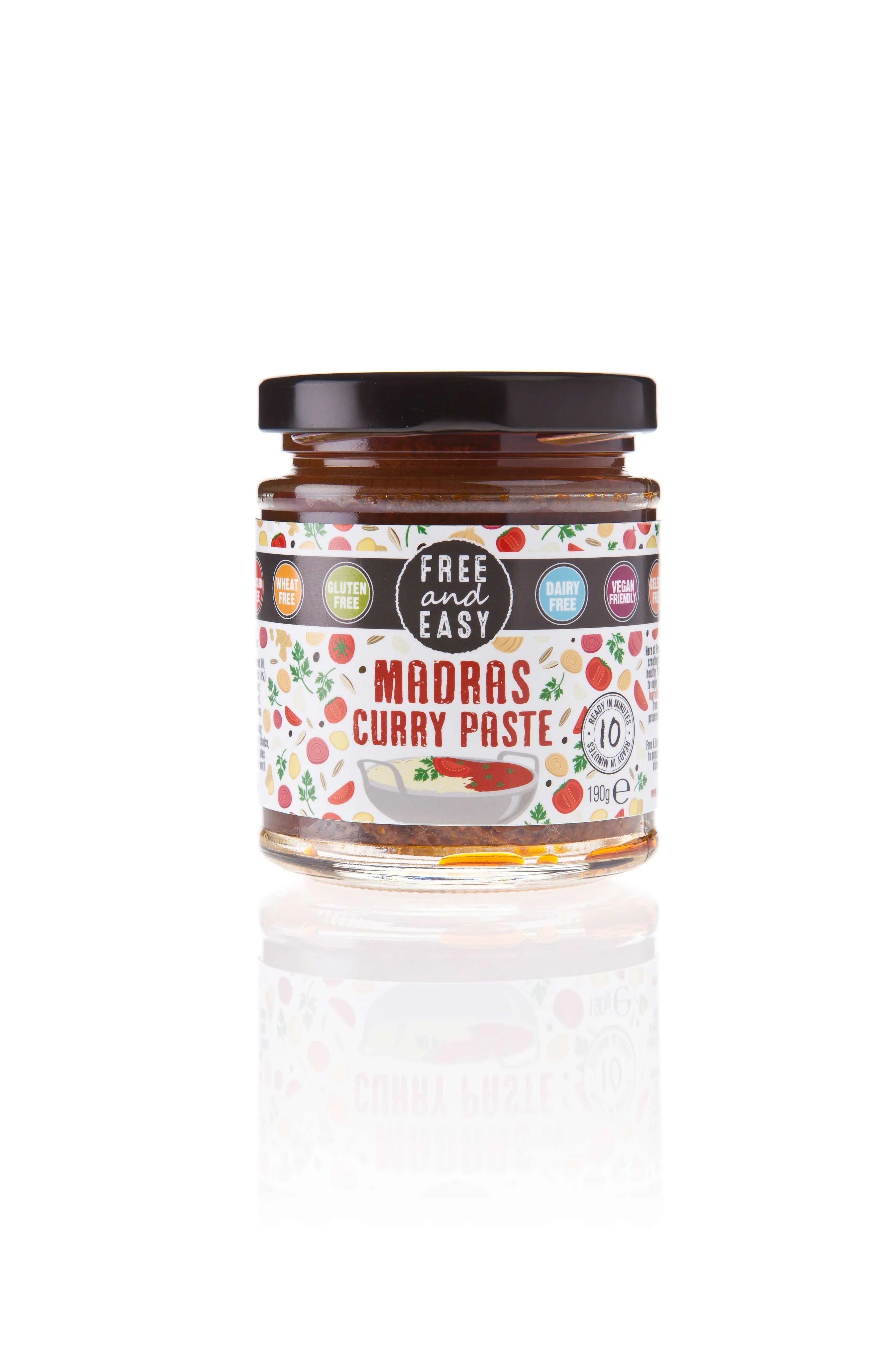 Free & Easy Madras Curry Paste - 190g