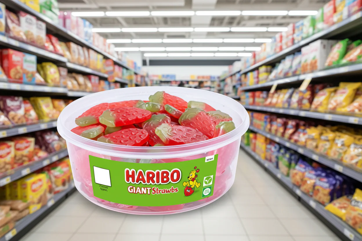 Haribo Giant Strawbs 825G - Image 2