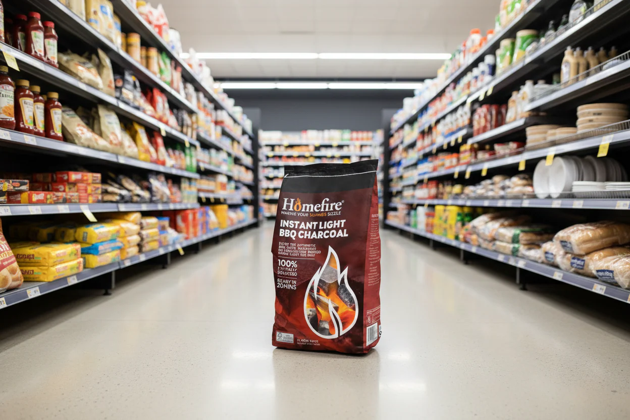 Homefire Instant Light Barbeque Charcoal - 2 Pack - Image 3