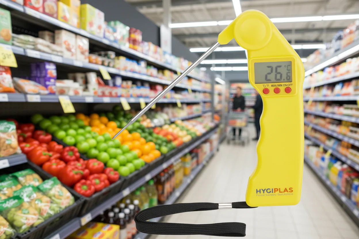 Hypiglas Easy Temp Thermometer Yellow Cooked Meat - Image 3