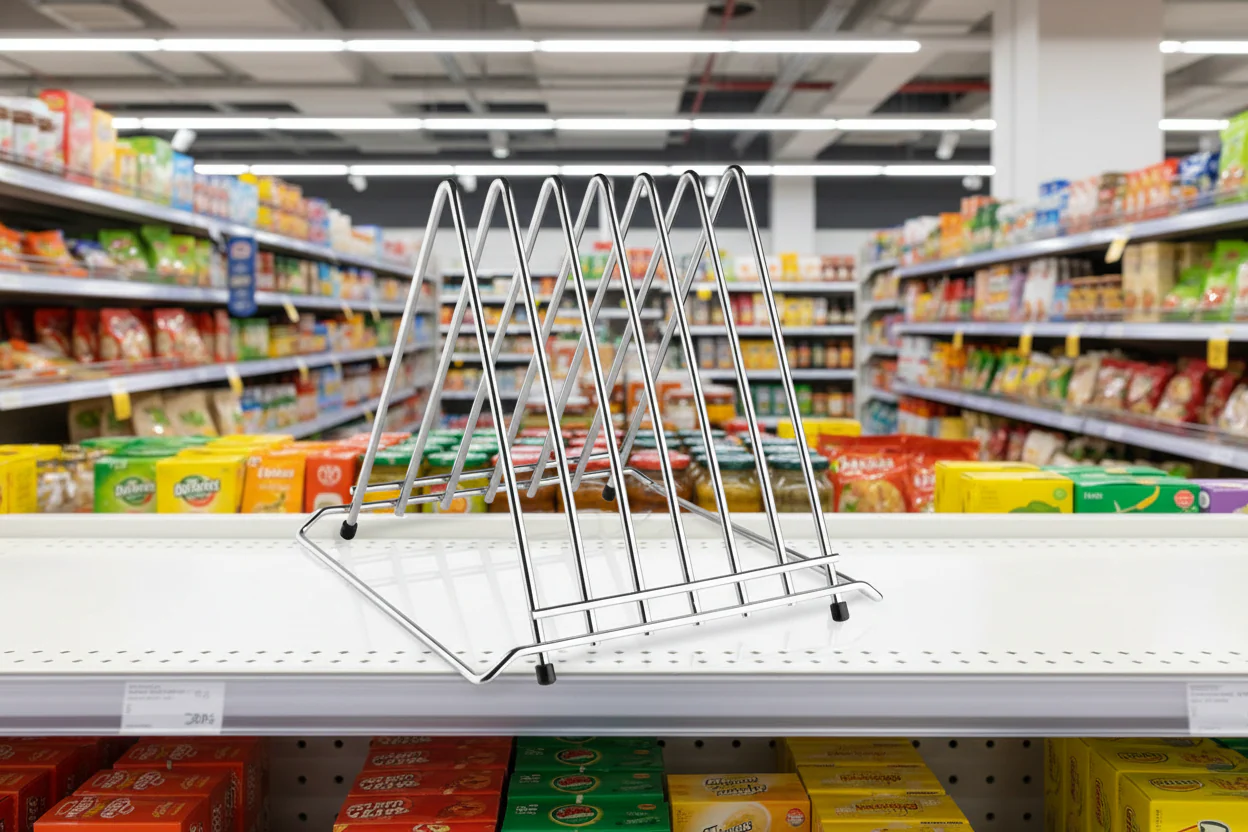 Hypiglas Heavy Duty Chopping Board Rack 7 Slot - Image 2