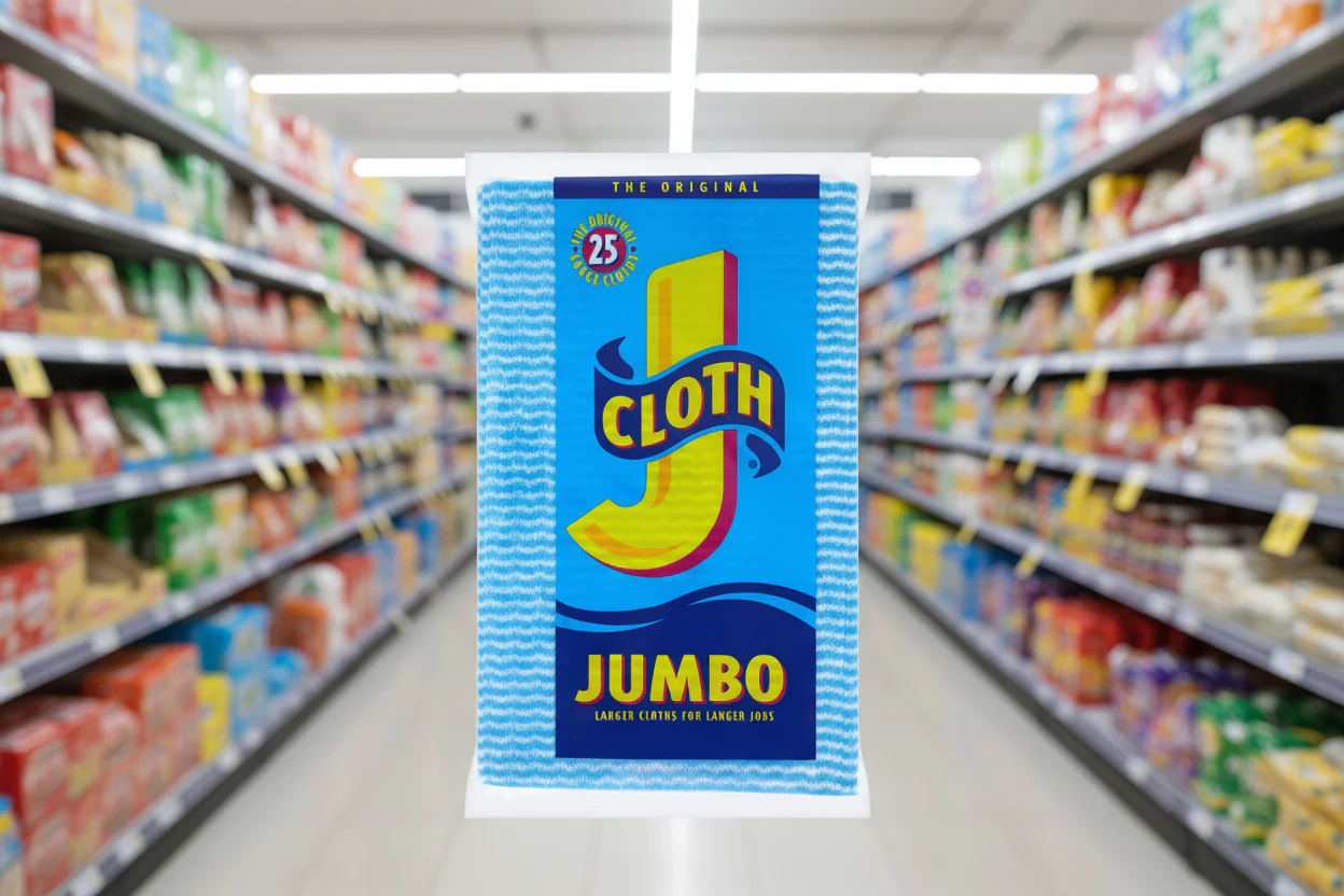 J Cloth The Original Jumbo 25 Large Cloths - Image 2