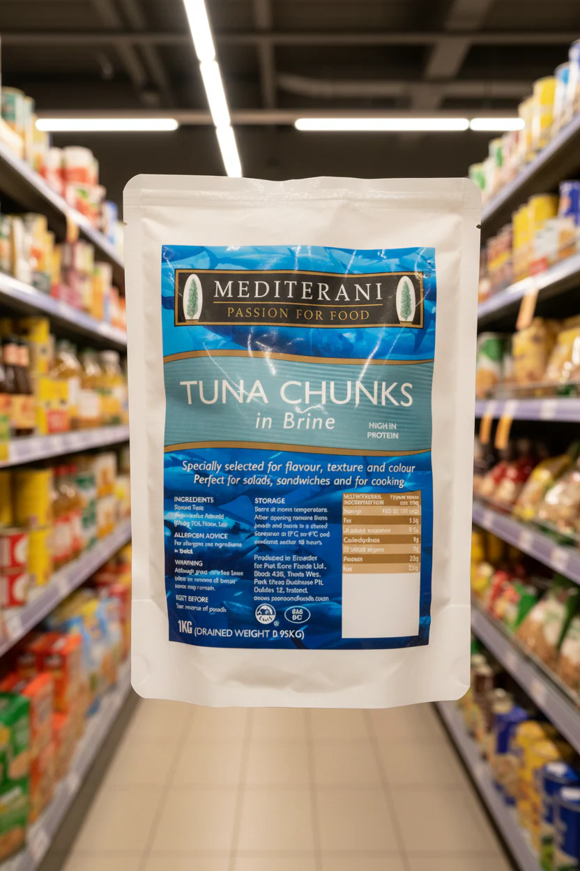 Mediterani Tuna Chunks In Brine 1Kg - Image 2