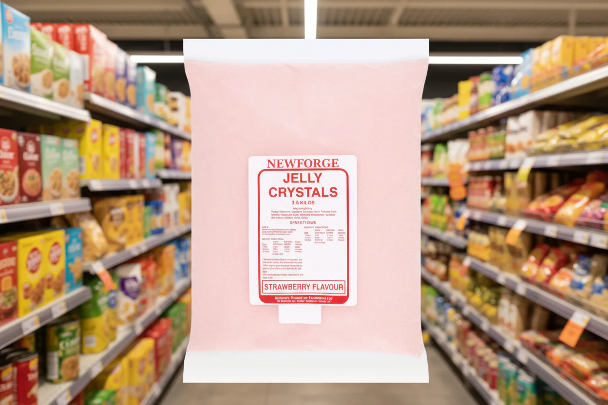 Newforge Jelly Crystals Strawberry Flavour 3.5Kg - Image 2