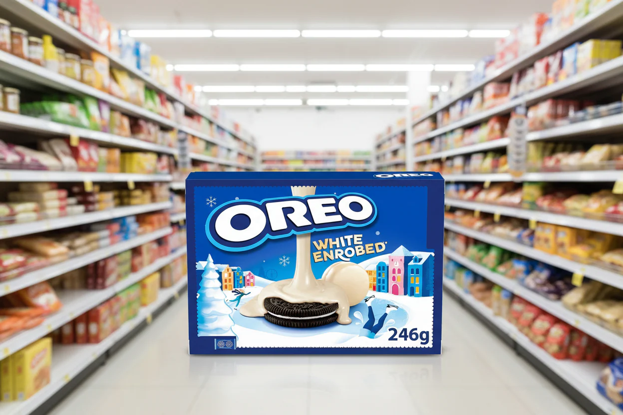 Oreo White Chocolate Snowy Covered 246GM - Image 3