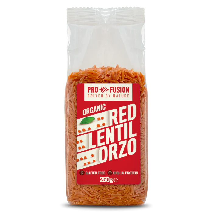 Profusion Org Red Lentil Orzo - 250g