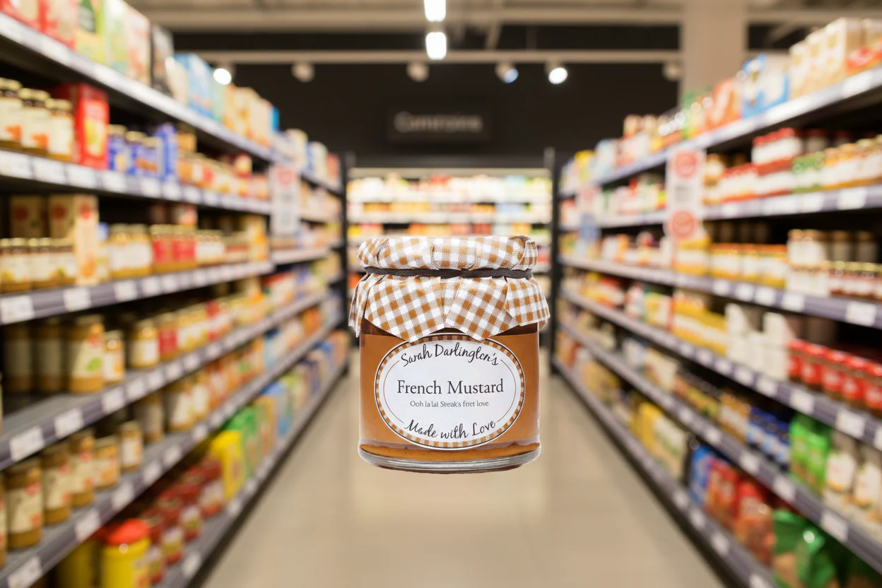Sarah Darlington's French Mustard - 180g - Image 2