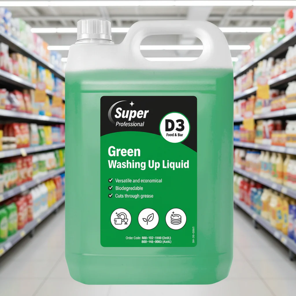 Super Professional Green Washing Up Liquid - Image 3