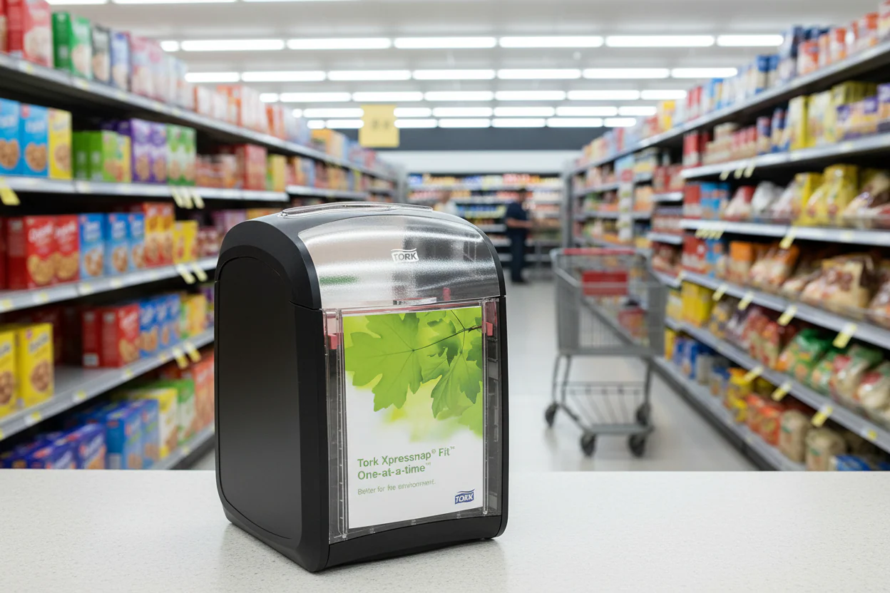 Tork Napkin Xpressnap Table Top Napkin Dispenser Black N14 - Image 2
